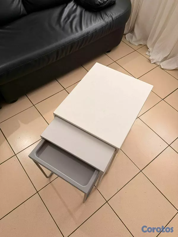 decoración y accesorios - Juego de 3 mesitas auxiliares modernas (tipo nesti 2