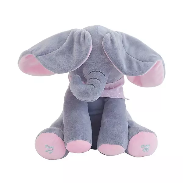 juguetes - Elefante animado de peluche interactivo Canta y Mueve juguete regalo bebe niño 2