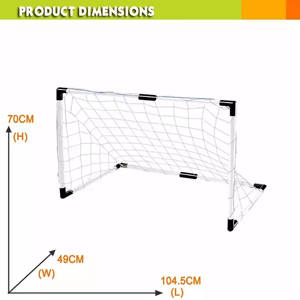 juguetes - ARQUERIA DE FUTBOL FOOTBALL CANCHA PELOTA PORTERIA 3