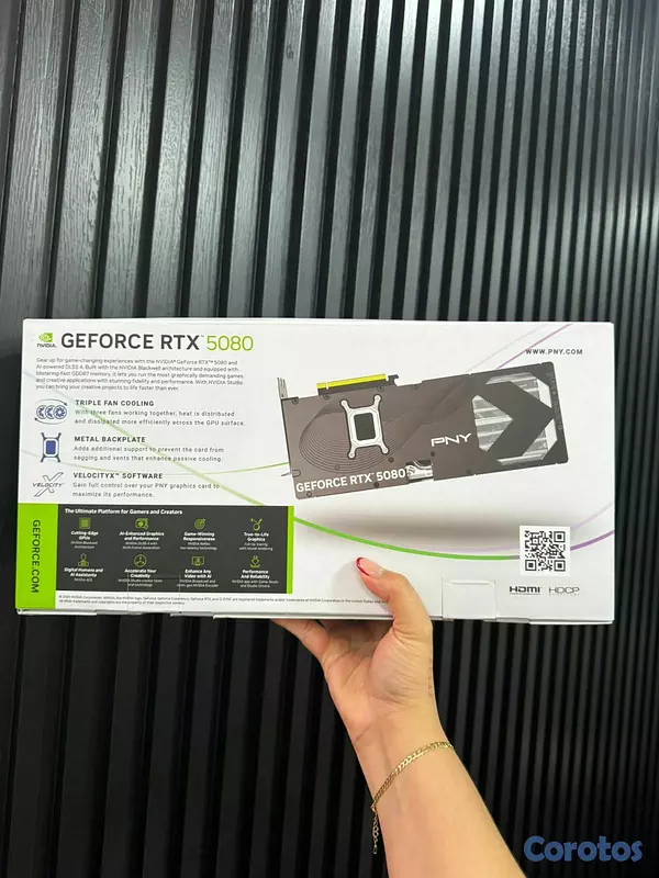 accesorios para electronica - TARJETA GRAFICA PNY GEFORCE RTX5080 NUEVA SELLADA 2