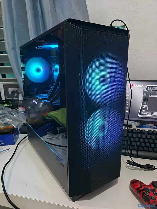 computadoras y laptops - Pc Gaming RGB ---Alto Rendimiento--- Ryzen 5600x 8