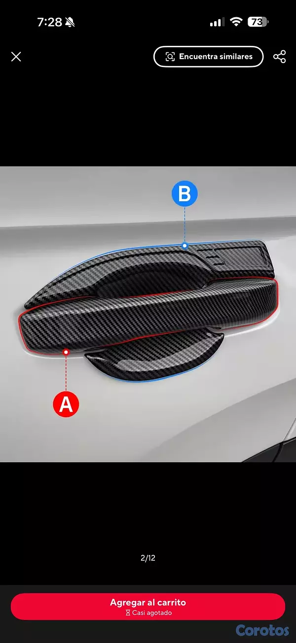 repuestos -  Honda 2024CR-V  manija de puerta de coche híbrida cubierta de cuenco protección 2