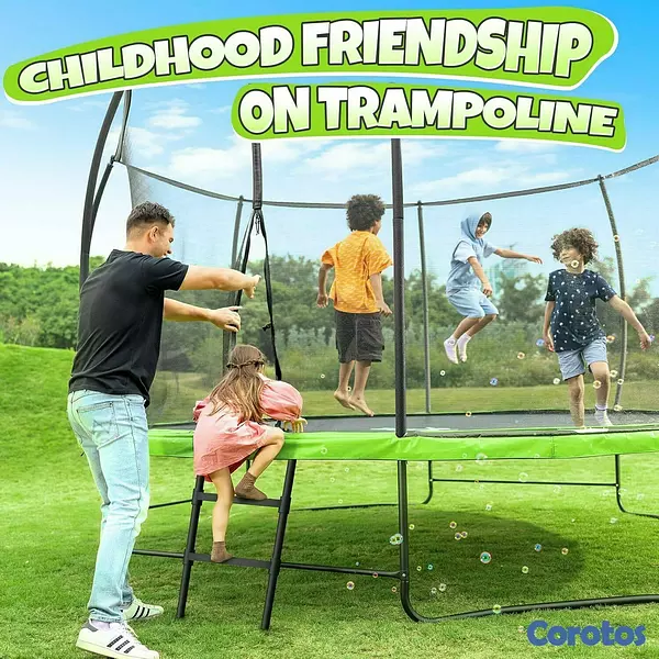 Artículos Deportivos - Trampolín recreativo 10 pies, con escalera. 2