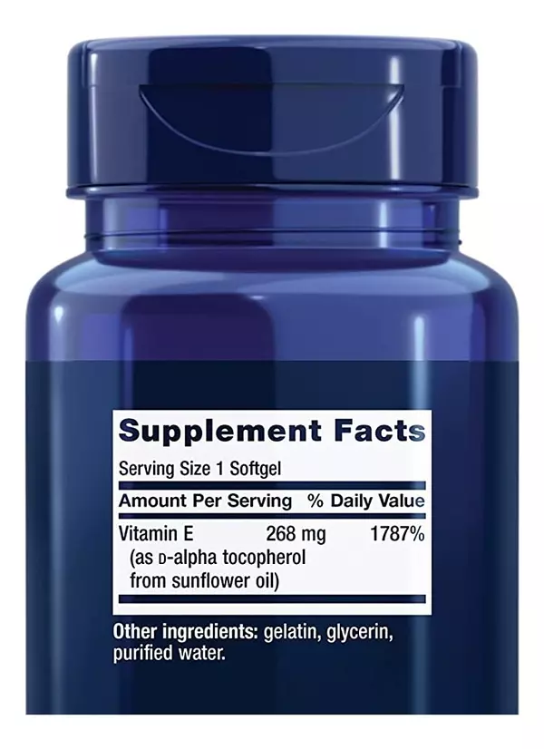 Salud y Equipamiento Médico - Vitamina E 268mg Life Extension 2