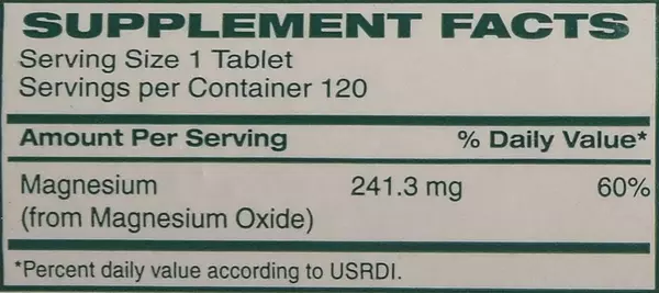 Salud y Equipamiento Médico - Magnesio Oxido 120tab Cypress - Un - Unidad A $1639 2