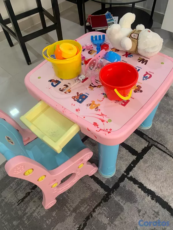 coches y sillas - Juego Mesa y sillas educativa  8