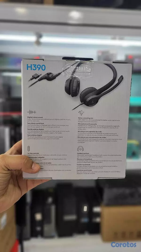 accesorios para electronica - Audifono USB  LOGITECH H390 2