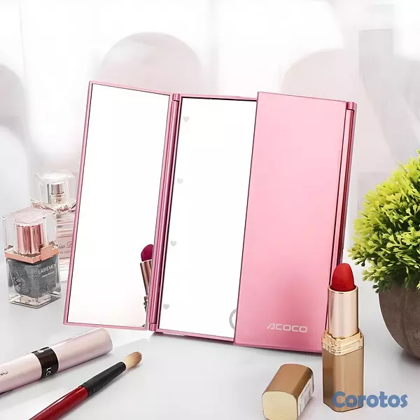joyas, relojes y accesorios - ✅ Mini Espejo de Maquillaje Iluminado LED Portátil 3