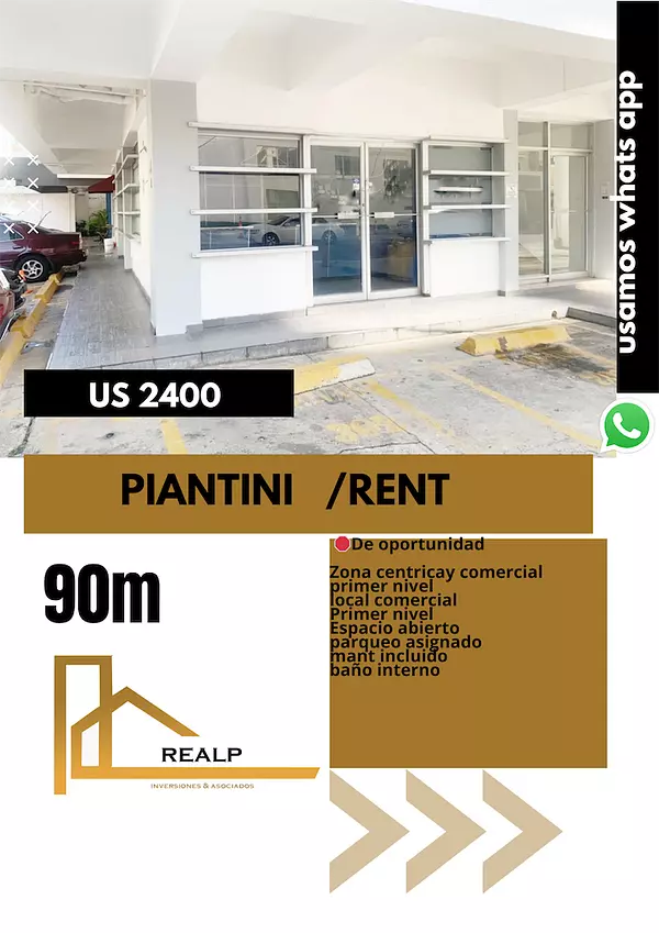 oficinas y locales comerciales - Local en Piantini  1