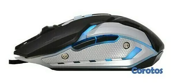 computadoras y laptops - MOUSE ÓPTICO PARA JUGADORES, MOUSE GAMING BRAVE
UNNO  MS6610BK 2
