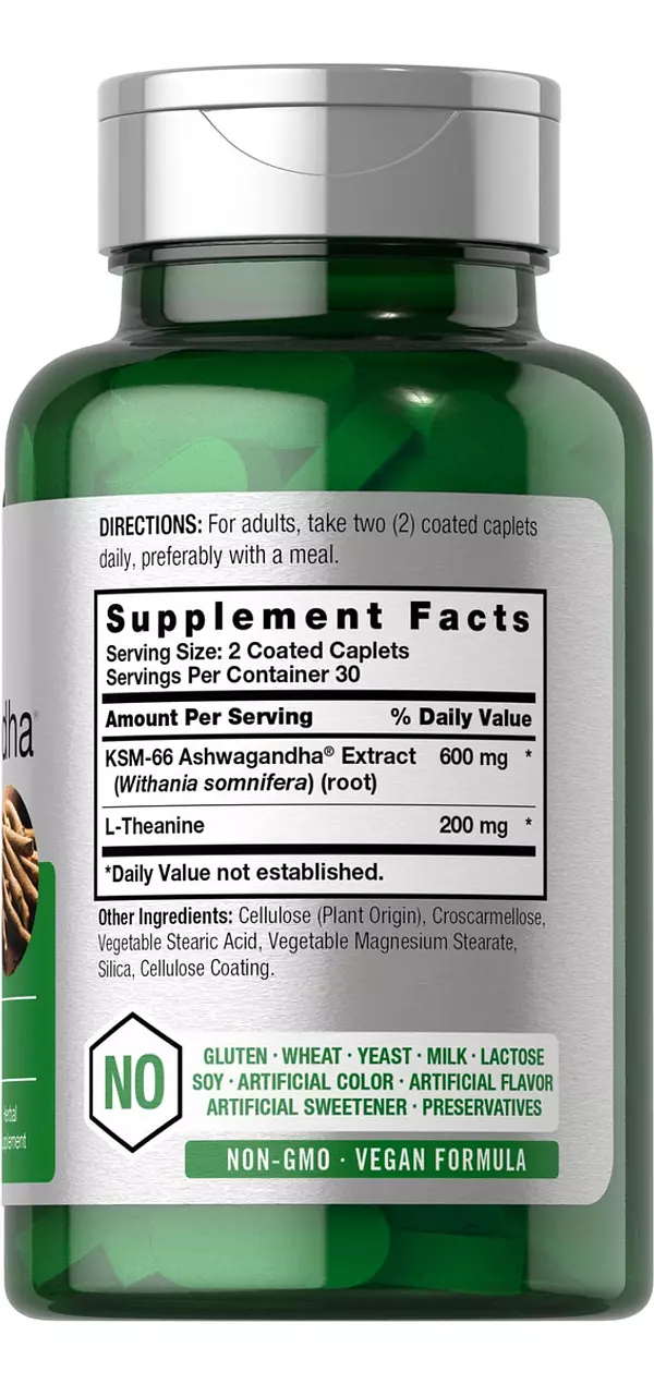 Salud y Equipamiento Médico - Ksm-66 Ashwagandha 600mg 60 Cap Horbaach 2