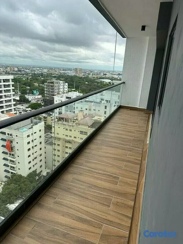 apartamentos - Rento Apto Con Línea Blanca en Piso Alto Listo para Estrenar en Naco. COD: PD222 2
