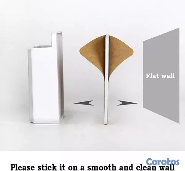 otros electronicos - Soporte de teléfono adhesivo para pared con gancho y agujero de carga. 6