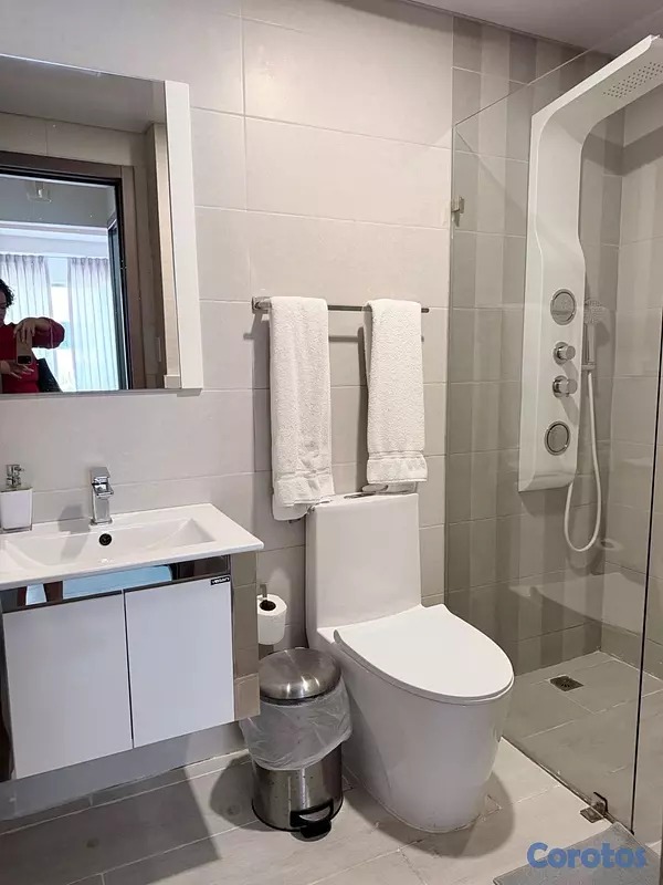 apartamentos - vendo amueblado bella vista sur una habitación 1.5 baños parqueo balcón ara soci 8