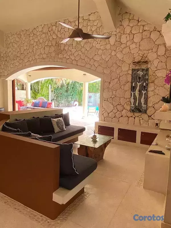 casas vacacionales y villas - Las Terrenas - Samaná, Casa moderna amueblada con piscina privada 6