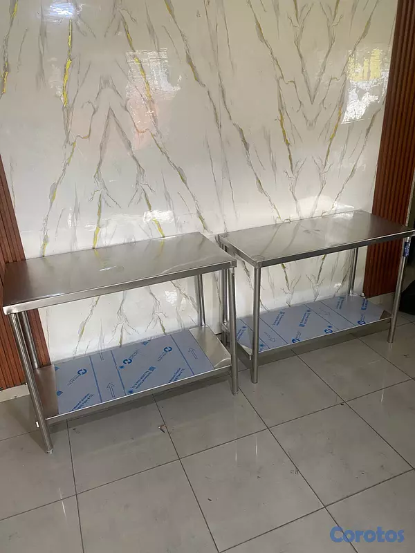 muebles y colchones - mesa acero inoxidable 44 * 24 pulgadas 7