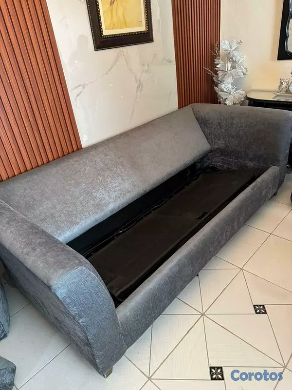 muebles y colchones - Sofá Cama Moderno 2 en 1 – PRECIO NEGOCIABLE  4