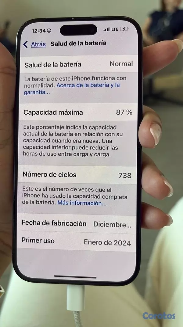 celulares y tabletas - IPHONE 15 PRO 7