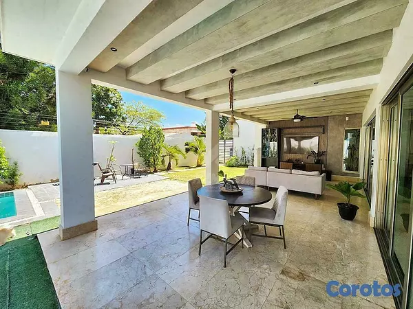 casas - CASA EN LAS CARMELITAS CON PISCINA EN PROYECTO CERRADO SANTIAGO 5