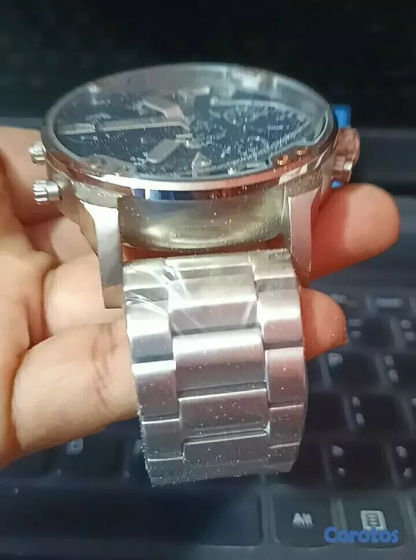 joyas, relojes y accesorios - Reloj Diesel Mr.Daddy cronografo cuarzo ace/inox   4