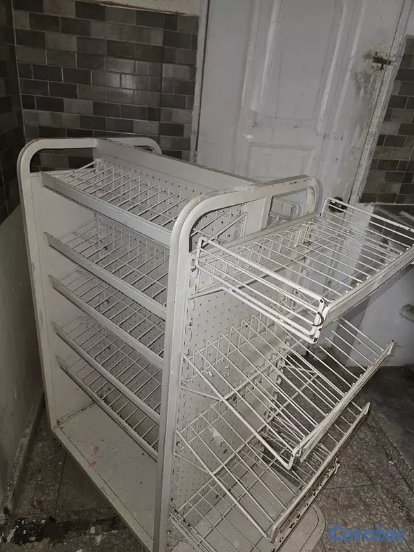 equipos profesionales - Gondola móvil Supermercado / canastos caldos  2