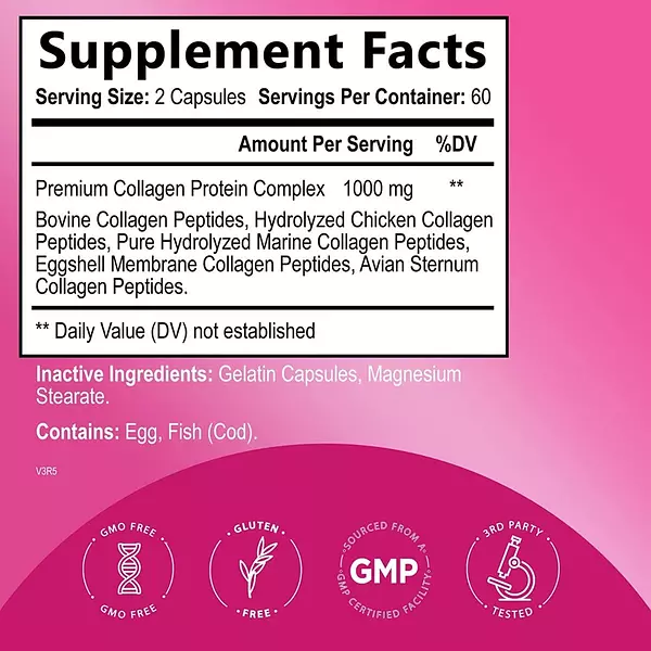 Salud y Equipamiento Médico - Colageno 1000 Mg 120 Cap - Unidad - Unidad A $1466 2