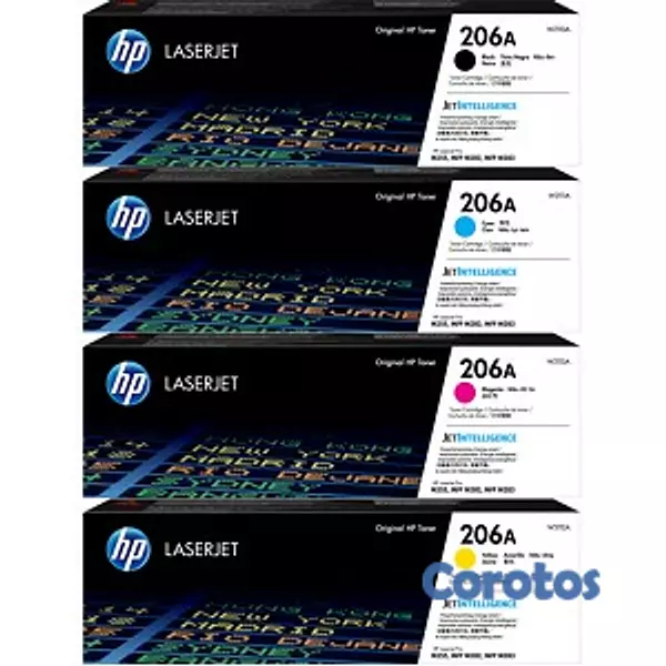 impresoras y scanners - ESPECIAL DE TONER HP 206  ORIGINALES EN TODOS LOS COLORES  2