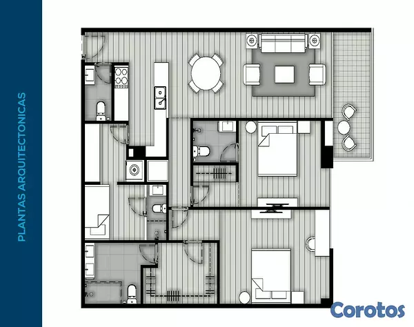 apartamentos - Proyecto de apartamento en venta en Bella Vista  8