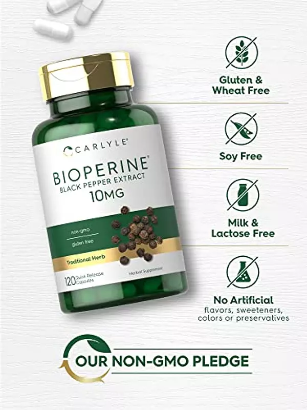 Salud y Equipamiento Médico - Bioperine 10 Mg | 120 Capsulas 5