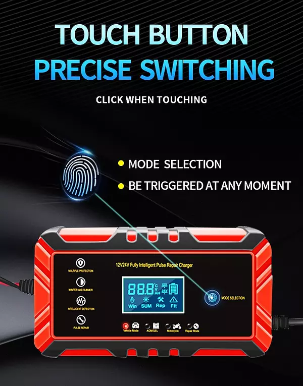 otros electronicos - Cargador de bateria 12 v a 24 v 6