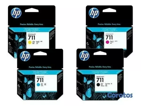 computadoras y laptops - CARTUCHO HP 711 TOTALMENTES ORIGINALES EN TODOS LOS COLORES,PARA  T120  T130 3