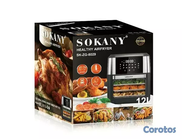electrodomesticos - Freidora de aire 12 litros digital tipo horno sokany SK-ZG-8029 3