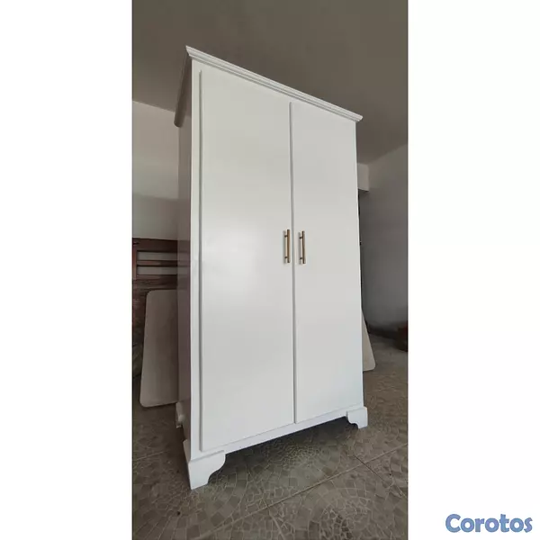 muebles y colchones - Ropero pequeño blanco  3