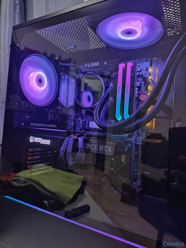 computadoras y laptops - Pc Gaming RGB ---Alto Rendimiento--- Ryzen 5600x 6