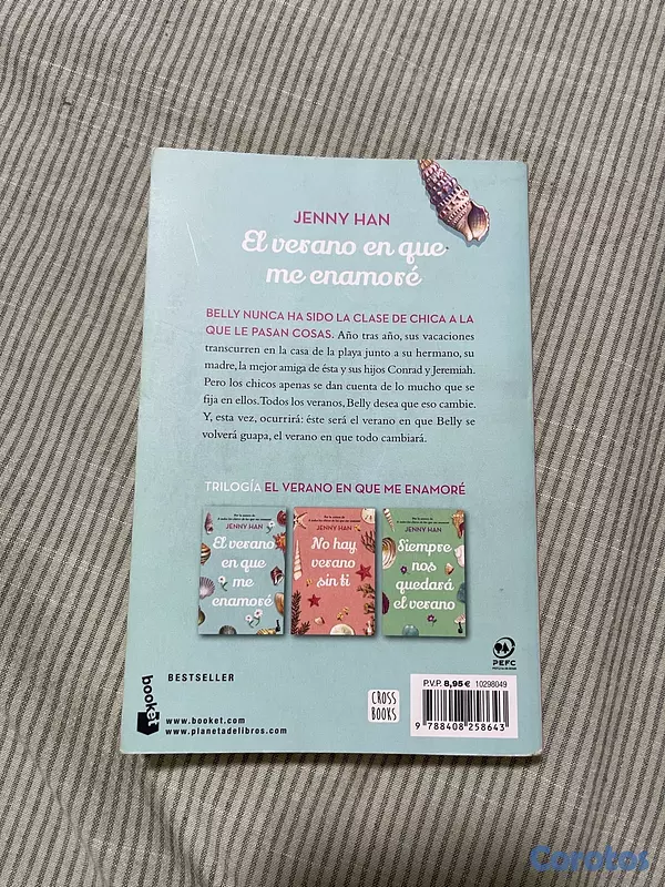 libros y revistas - Libro: EL VERANO EN QUE ME ENAMORÉ 
Jenny Han 2