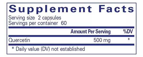 Salud y Equipamiento Médico - Quercetina 120 Cápsulas - Pure - U - Unidad A $3224 2