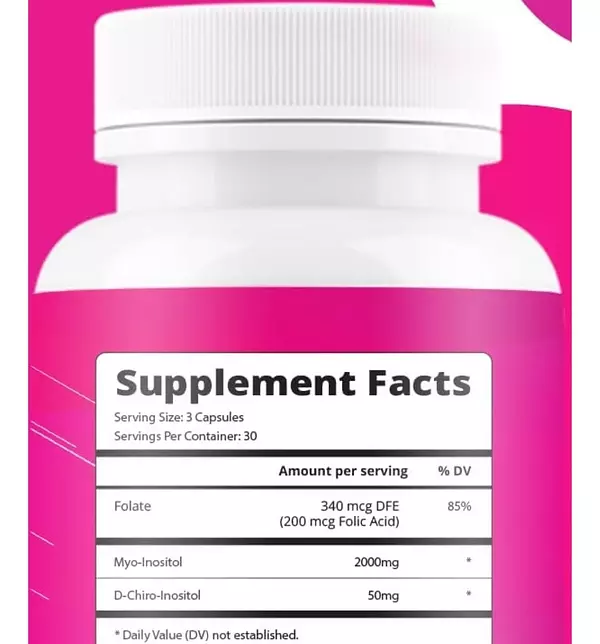 Salud y Equipamiento Médico - Inositol 90 Caps 2000 Mg Belive 2