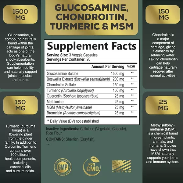 Salud y Equipamiento Médico - Glucosamina 1500mg Nature S 2