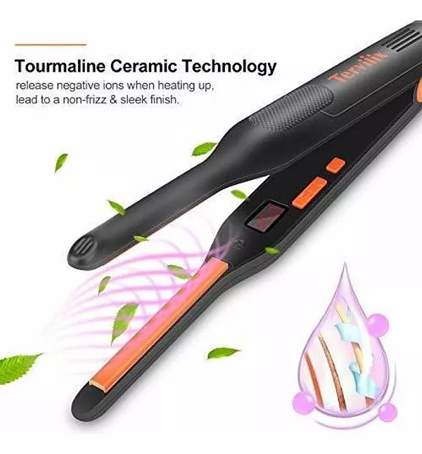 Salud y Equipamiento Médico - Terviiix Plancha Pequeña Para Cabello Corto 2