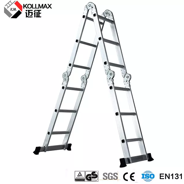 herramientas, jardines y exterior - Escalera de Aluminio Multiusos 12.5 Pies Calidad Garantizada Multifuncional 2