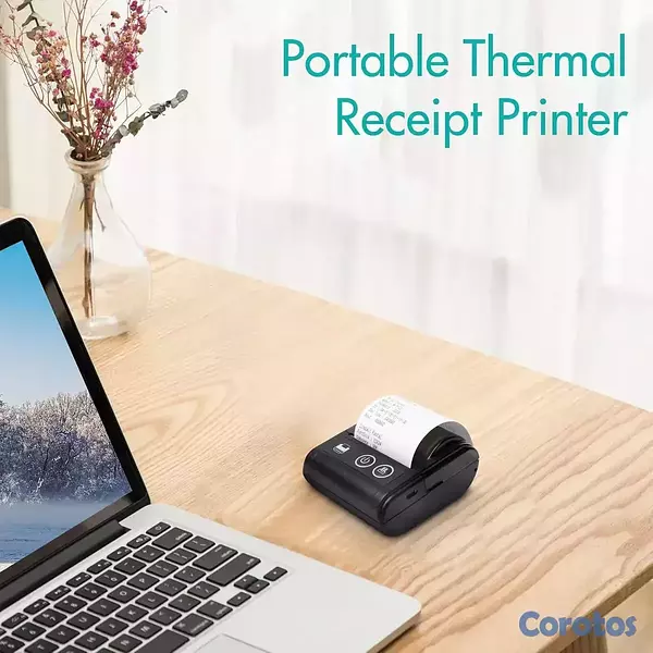 impresoras y scanners - 🖨️ Impresora Térmica Portátil USB Bluetooth Recargable 📄⚡ 5