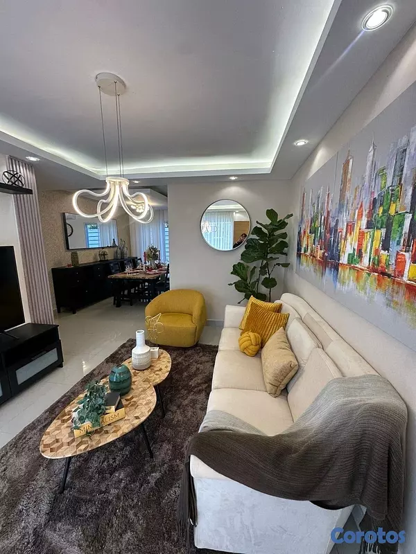 apartamentos - venta de apartamento con piscina y línea blanca en la autopista de san Isidro  2