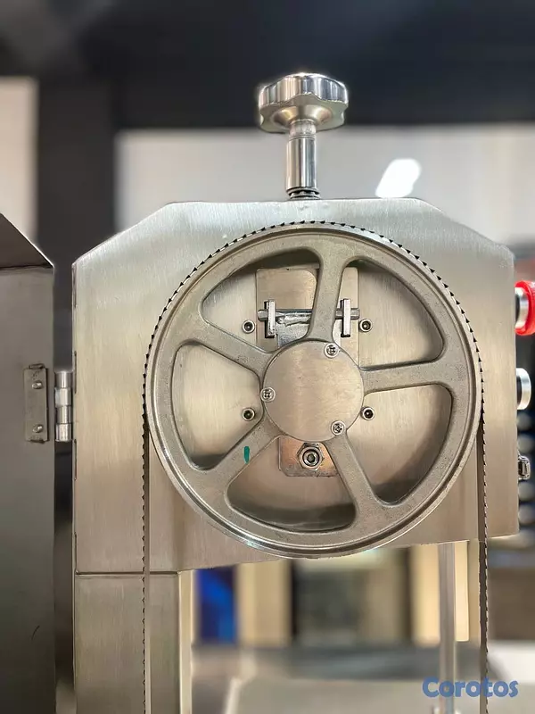 equipos profesionales - Sierra sin fin de mesa de acero inoxidable cortado 9