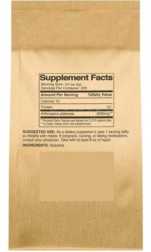 Salud y Equipamiento Médico - Espirulina 453g Pure Original 2