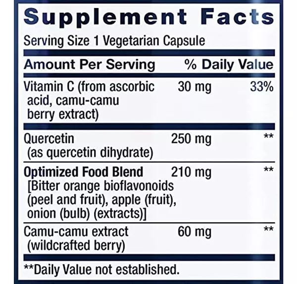 Salud y Equipamiento Médico - Quercetina Optimizada 250 mg 2