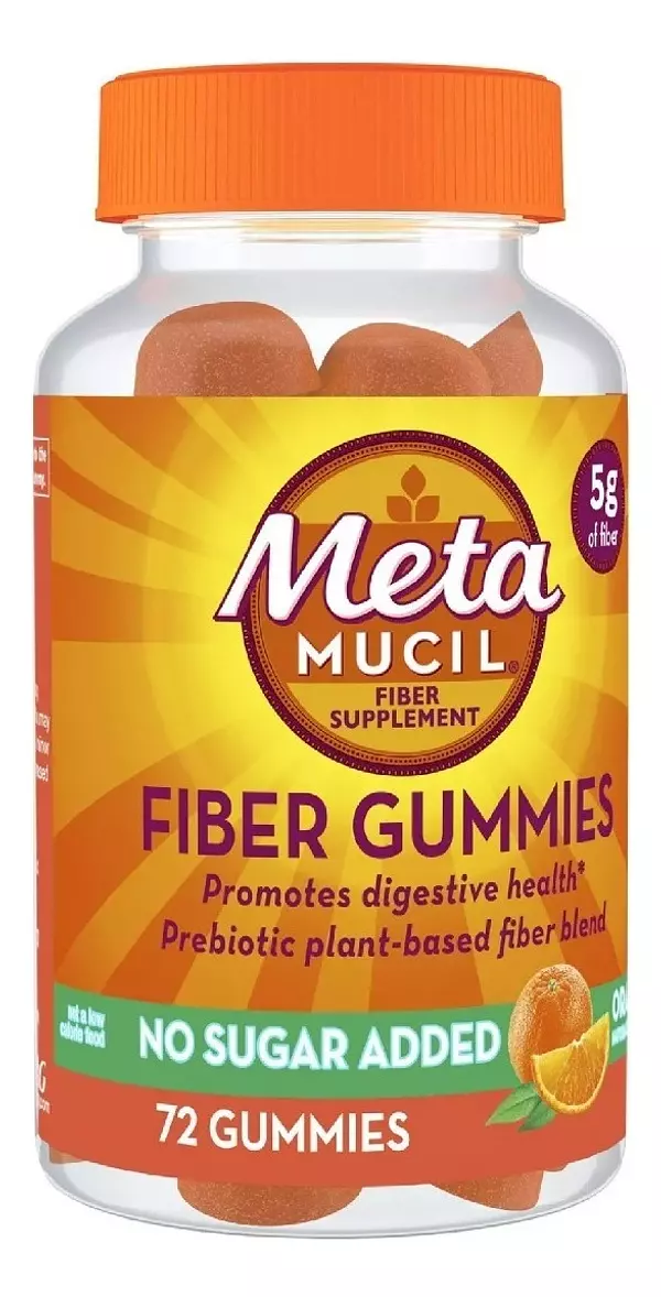 Salud y Equipamiento Médico - Metamucil Suplemento De Fibra 72 Gomas Sin Azúcar 5g 2