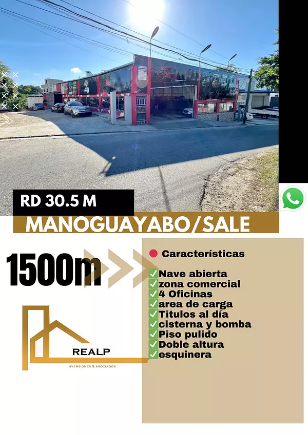 oficinas y locales comerciales - Venta nave comercial manoguayabo 1