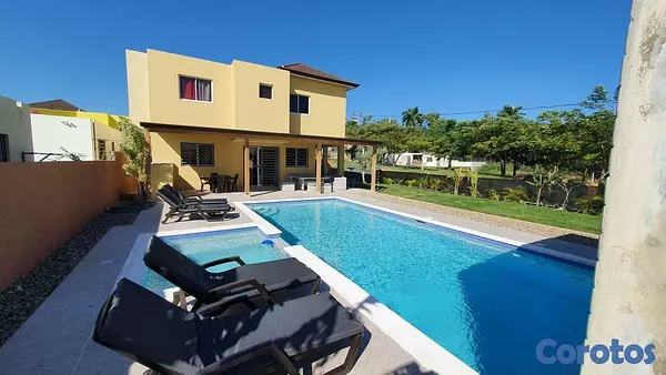 casas vacacionales y villas - Villa en renta a 5 minutos de la playa en puerto plata 1