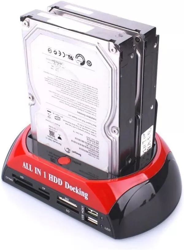 otros electronicos - Todo en 1 acoplamiento de disco duro, SATA multifunción HDD Docking station 5