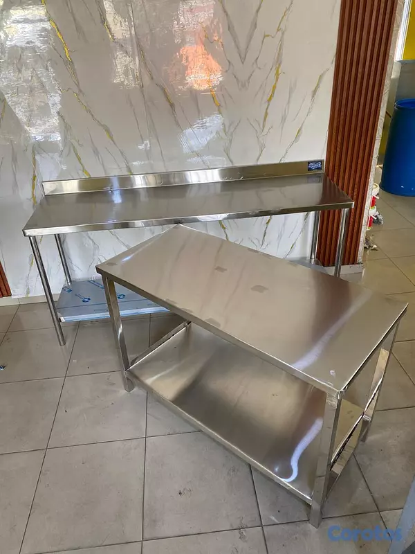 muebles y colchones - mesa acero inoxidable 44 * 24 pulgadas 5